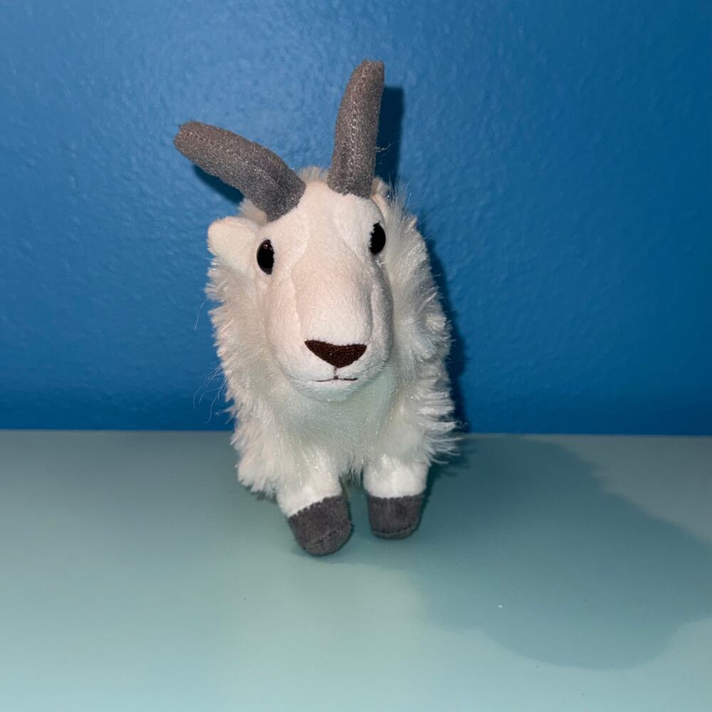 Wild Republic Cuddlekins Mountain Goat Plush White Alpine Goat Stuffed Animal